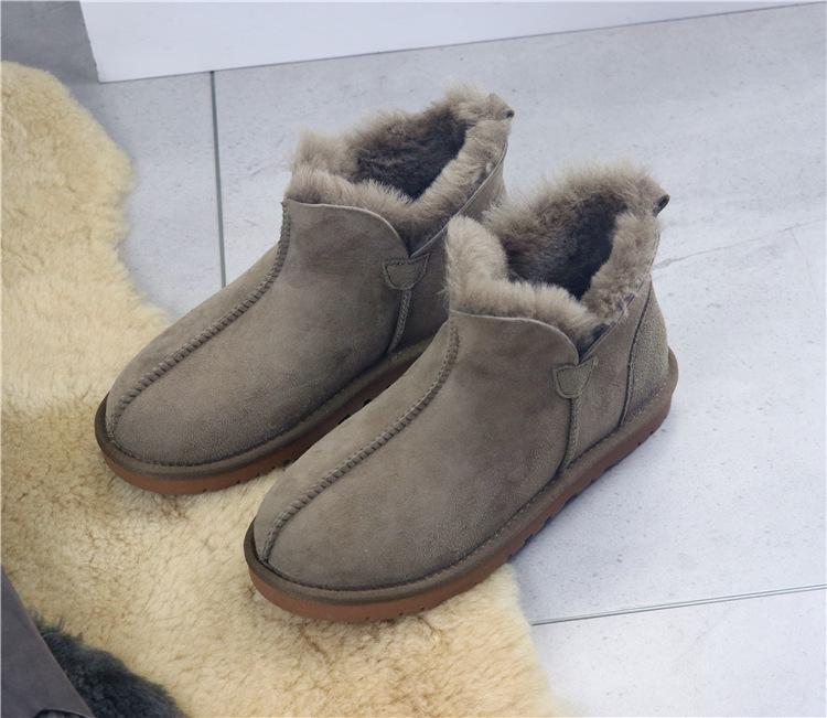 

Мужские зимние сапоги с меховой подкладкой из овчины — теплая, нескользящая, удобная для надевания зимняя обувь 48