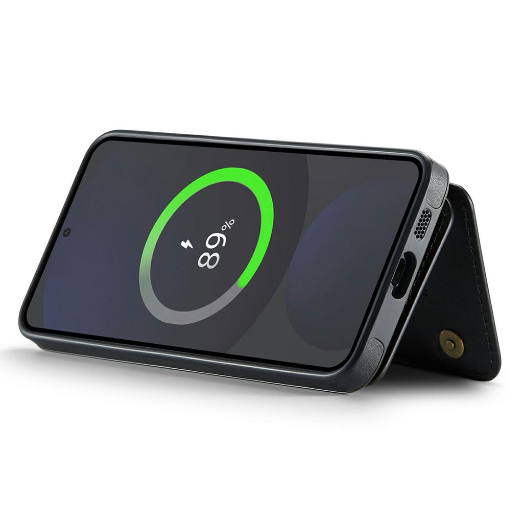 MAGKING K3 Series For Samsung Galaxy S24 FE Magnetic Case Detachable Wallet PC + TPU + PU Phone Cover