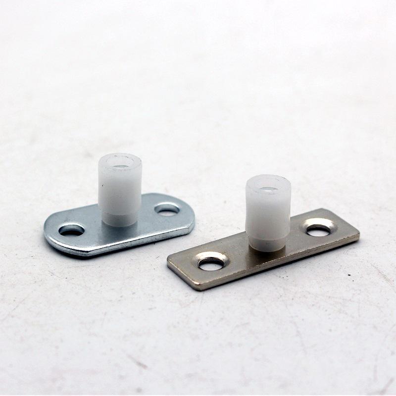 Sliding Door Hinge Positioner and Guide with Pulley Limiter