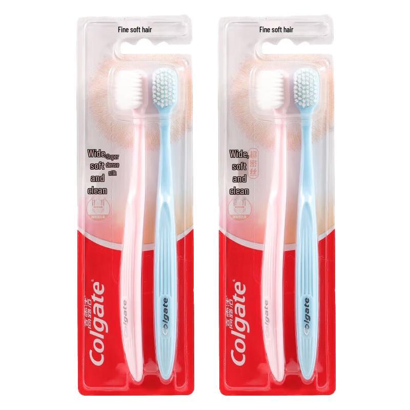 Colgate Ultra-Dense Soft Bristle Toothbrushes, 4-Pack