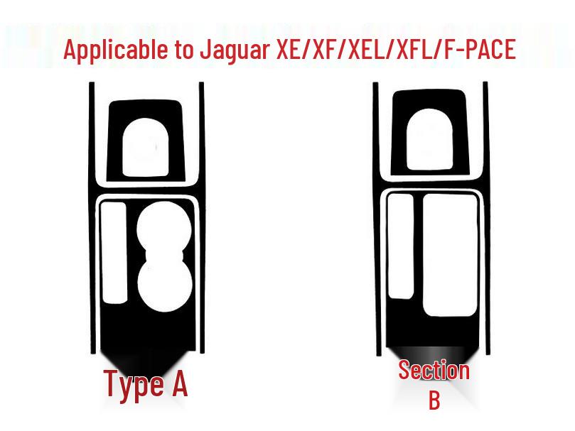 Jaguar XE/XEL/XF/XFL/F-PACE Interior Gear Shift Decorative Stickers