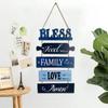 American Style Country Wood Wall Hanger Home Decoration Living Room Background Wall Decoration Wood Wall Hanger
