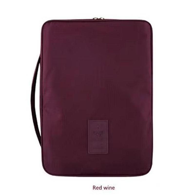 

Waterproof Oxford Cloth Garment Folder for Travel Men s Shirt Storage Bag with Tie Outdoor Portable Anti-Wrinkle Compression Clothes Organizer