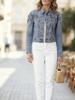 Women's European & American Style Lapel Denim Casual Jacket