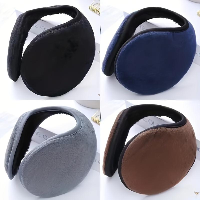 1pc Winter Plush Earmuffs for Men & Women - Thermal Ear Warmers with Soft, Windproof Boho Style Ear Muffs for Skiing, Cycling.
