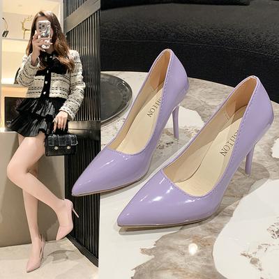 Fashion 2024 Women's Fashion Elegant New High Heels Pointed Toe Stiletto Heels Wedding Party Casual Solid Color High Heels