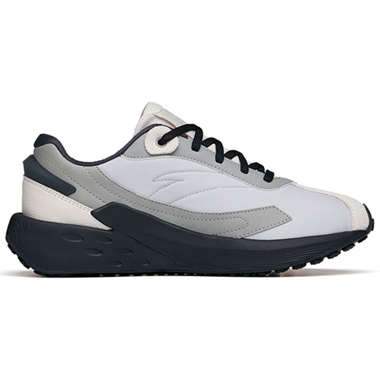 Anta Ice Sugar Non-Slip Wear-Resistant Low-Top Sports Casual Shoes Men Sneakers Gray Black 912228856-4