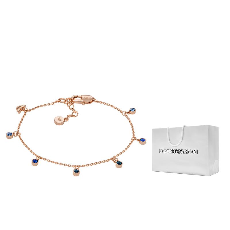 Emporio Armani Fashion Rose Gold Eagle Logo Bracelet Women bracelet EGS3015221 Basic Packaging