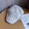 Vintage Duckbill Cap With Breathable Cotton Blend For Spring Summer Sun Protection