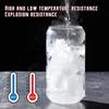 Trinkgläser mit Glasstrohhalm 4er-Set Dosenförmige Biergläser Tasse Eiskaffee-Gläser für Whiskey Soda Tee Cocktail Trinkgeschirr