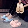 New Summer Women's Shoes Sandals Women, Fashionable and Comfortable One-word Drag Women Wear Cool Slippers