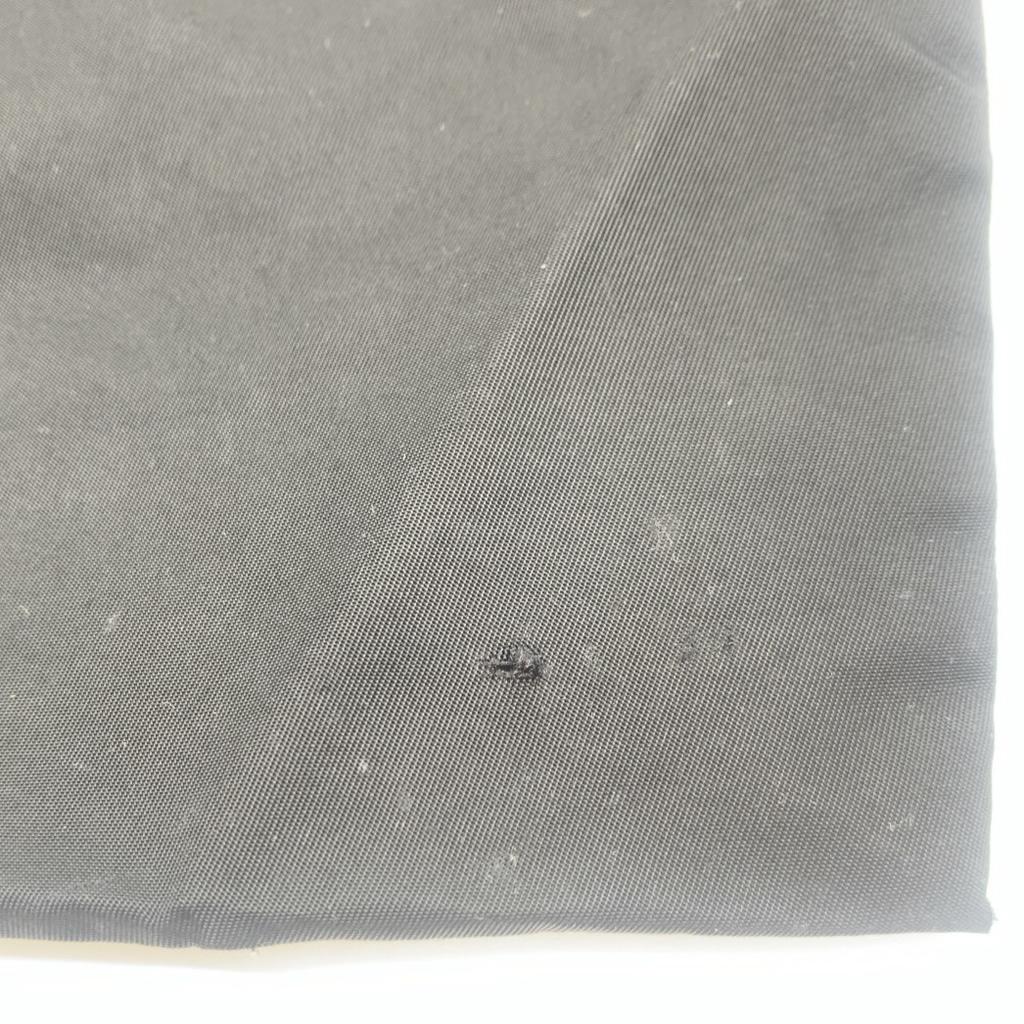 PRADA Tessuto Nylon Shoulder Bag Crossbody Pochette Sacoche Silver Hardware Triangle Logo Plate Black Men Women