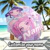 Custom Name Personalized KPop Demon Hunters Print Umbrella, Auto Open Close, 8‑Rib Sturdy Frame, Commute Camping Hiking Use, Birthday Gift