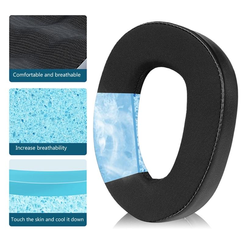 Replacement Protein Leather Earpads Ear Pad for H3Pro X Headphones Ear Cushions Earmuffs Ear Cover