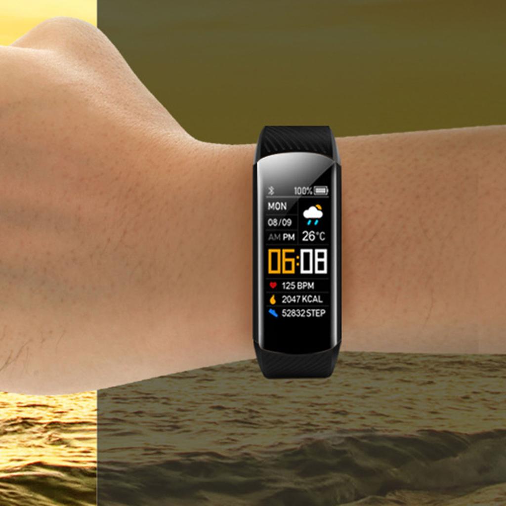 Waterproof Sports Smart Bracelet USB Direct Charge No Data Cable Required Watch for Outdoor Running Hiking