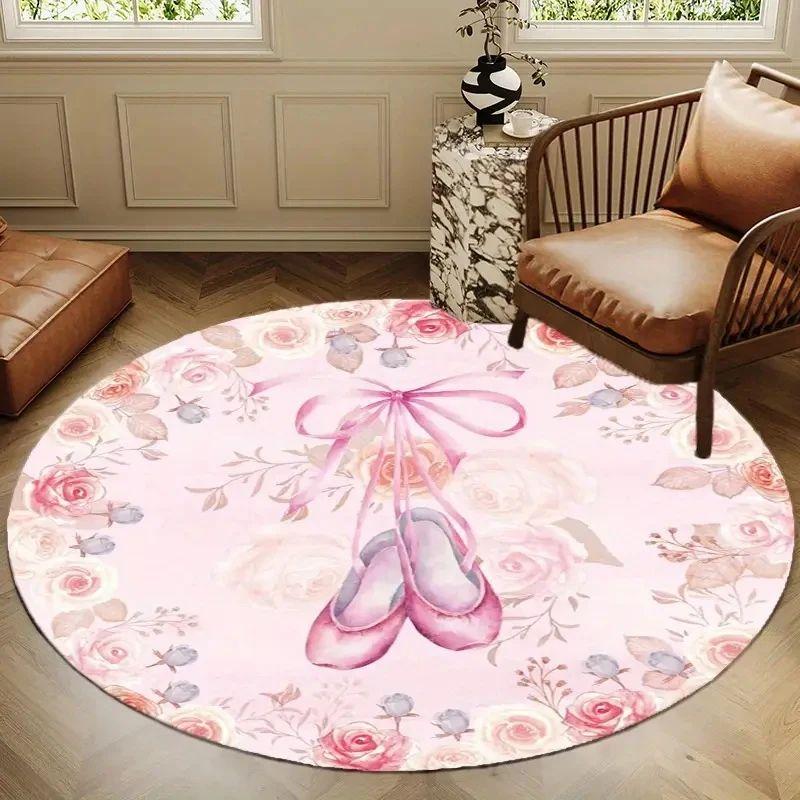 Printed Sweet Loop Pile Carpet Thickened Soft Carpet For Living Room Bedroom And Coffee Table Easy To Clean Floor Mats