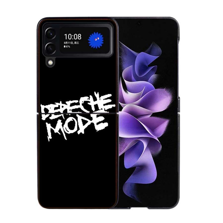 

Rock Band Depeches Modes Phone Case For Samsung Z Flip 7 6 5G Galaxy Z Flip4 Z Flip5 Z Flip3 Coque Black Hard PC Shell Protectiv Samsung Z Flip 6 5G
