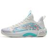 Cement Bubble 2.0 Low Top Performance Basketball Shoes Men's White Purple 112231611-2