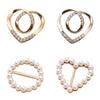 1/3pcs Fashion Silk Scarf and Shirt Knot Buckle - Clothing Accessory