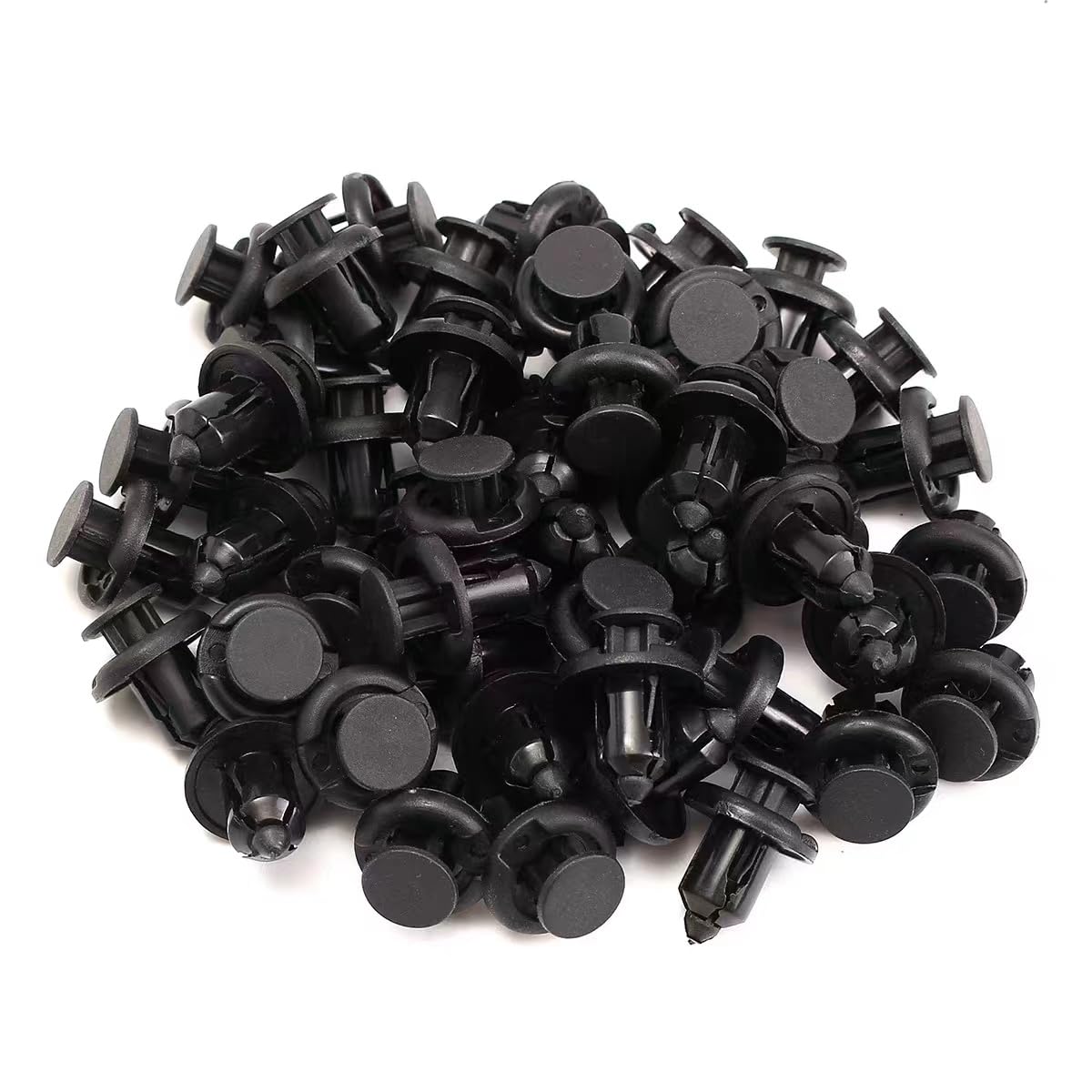 

Car Rivets 8mm Hole Diameter Approx 50pcs Nylon Push Rivets Bumper Clip Cover Retaining Diameter 8mm, length 20.4mm