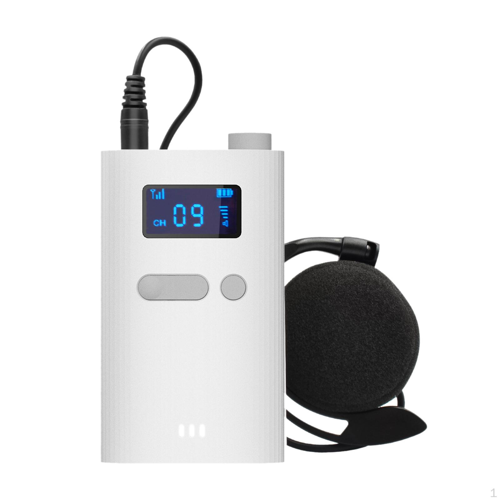 

Wireless Tour Guide System Listening Devices Accessory for Trip School Receivers