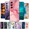 For Tecno Camon 40 4G Case Marble Soft Matte Silicone Back Cover For Tecno Camon 40 Pro 4G 5G Camon40 Full Coverage Phone Shell