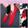 Elegant Mens Casual Work Loafers Shoes With Premium Artificial Suede And Rubber Soles