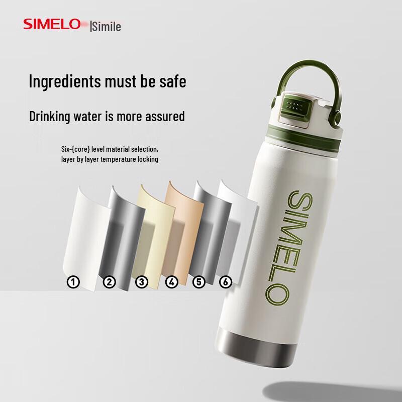 Smilelove 710ML Stainless Steel Insulated Sports Bottle