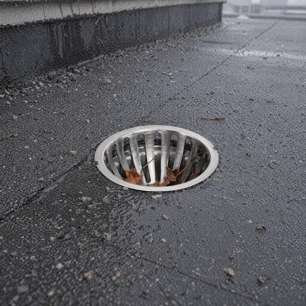 2PCS Round Shape Floor Drain Cover Stainless Steel Ground Drain Strainer Storm Drain Filter Yard