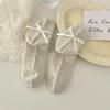 5 Pairs of Female Spring and Summer Small Fashion Design Sweet Lovely Ribbon Bow Socks