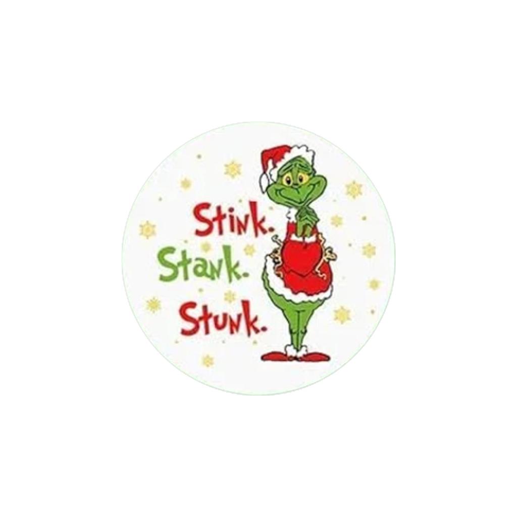 Christmas Decor - Acrylic Flat Ornaments With Whimsical Design For Tree & Home Holiday Decorating
