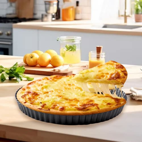 12cm Cake Pan, Removable Bottom Quiche Pan, Non-stick Tart Pan Base for Baking Quiches, Tart