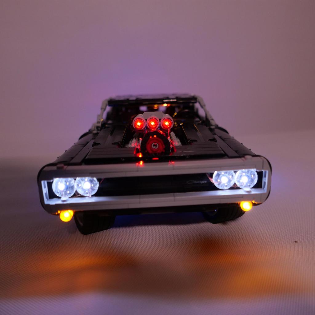 LED Remote Lighting Kit Compatible with LEGO 42111 Dodge Charger from Fast & Furious