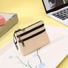 Coin Purse for Women, Mini Zippered Keychain Wallet, 3-Layer Storage Bag, Fashionable Handbag