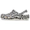 Crocs EVA Classic Warped Logo Clogs 'White Black' Unisex