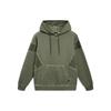 Li Ning Skateboard Series Color Block Loose Pullover Hoodie Unisex Hoodies Military-Green AWDT221-3