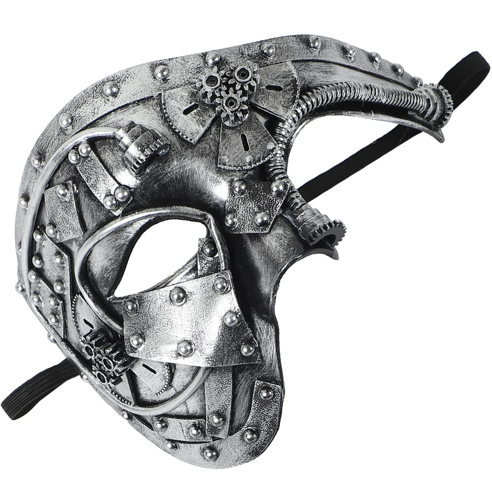 

Venetian Phantom of the Opera [TKY] Mask, Cosplay, Event, Halloween, Costume, Disguise, Theater, (Silver)