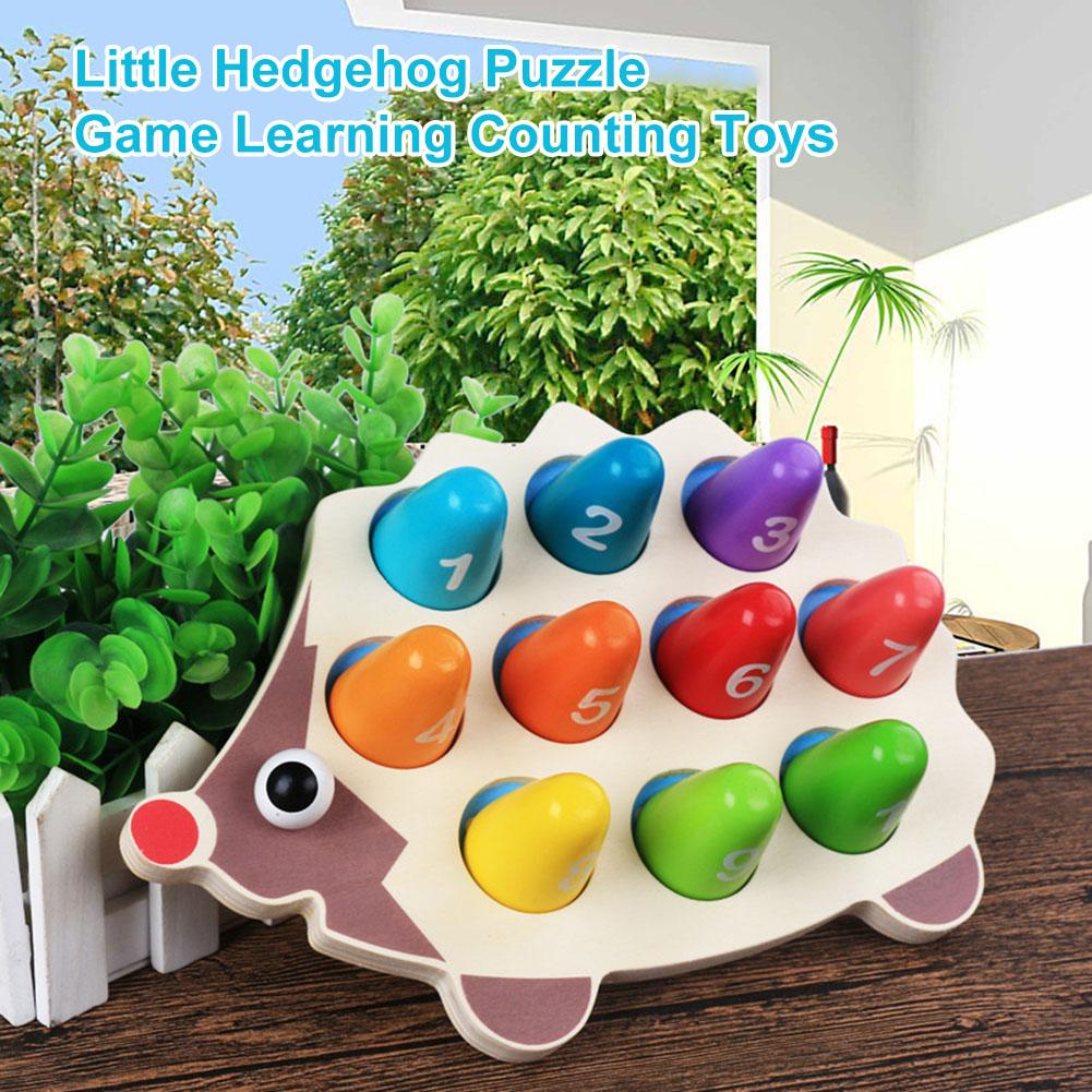 

Wooden Hedgehog 3D Matching Block Toys Early Educational Game Toy Gift For Children S Day China Mainland