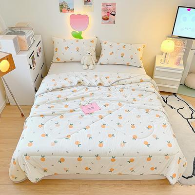 Cooling Blanket for Bed Silky Air Condition Comforter Lightweight Cooled Summer Quilt with Double Side Cold & Cooling Fabric