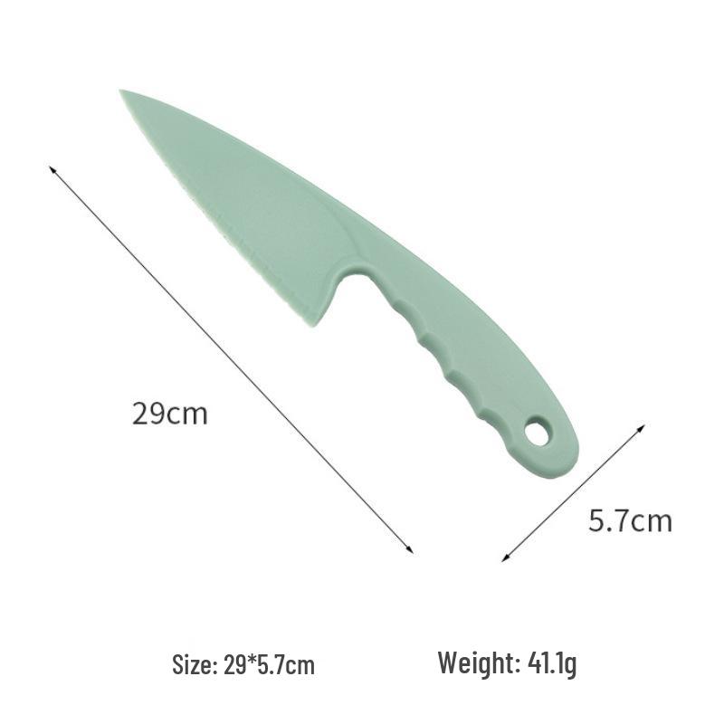 Children's Safe Fruit and Bread Plastic Knife for Early Education and Baking
