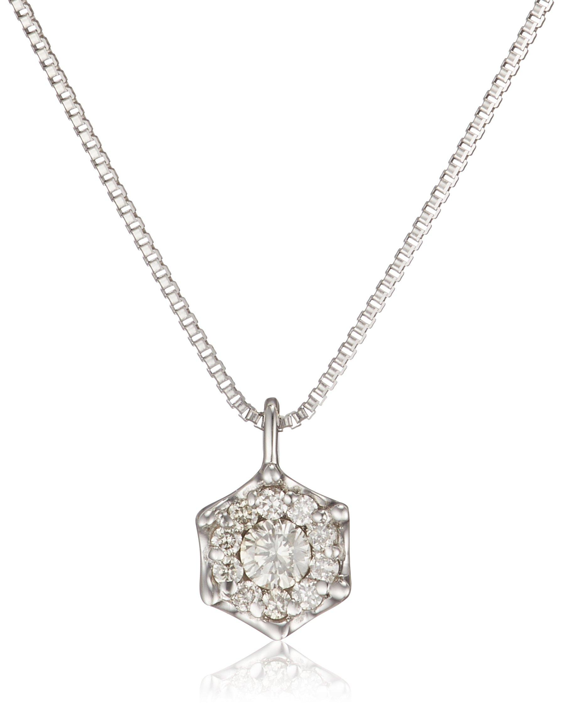 

ESTELLE Platinum Diamond Necklace [ESTELLE] 0442-9149-0010-0000 срібний