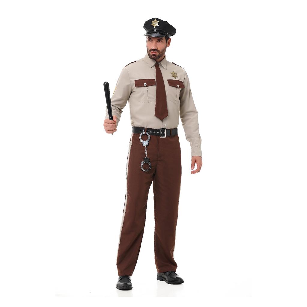 Sheriff Kostüm für Erwachsene & Kinder für Halloween Rollenspiel Bühnenauftritt