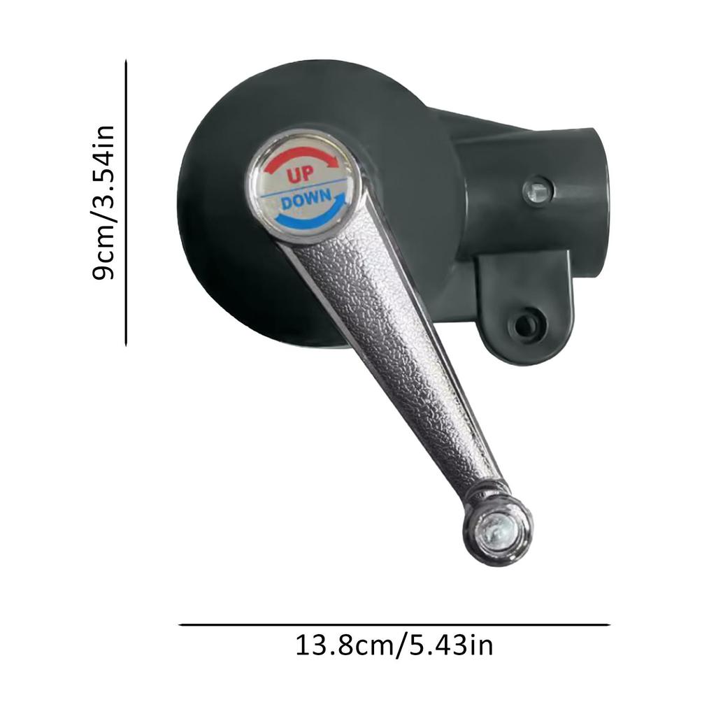 Parasol Hand Crank Replacement Sturdy Patio Umbrella Crank Handle Sunshade Attachment for Lawn Courtyard Picnic Party Pool