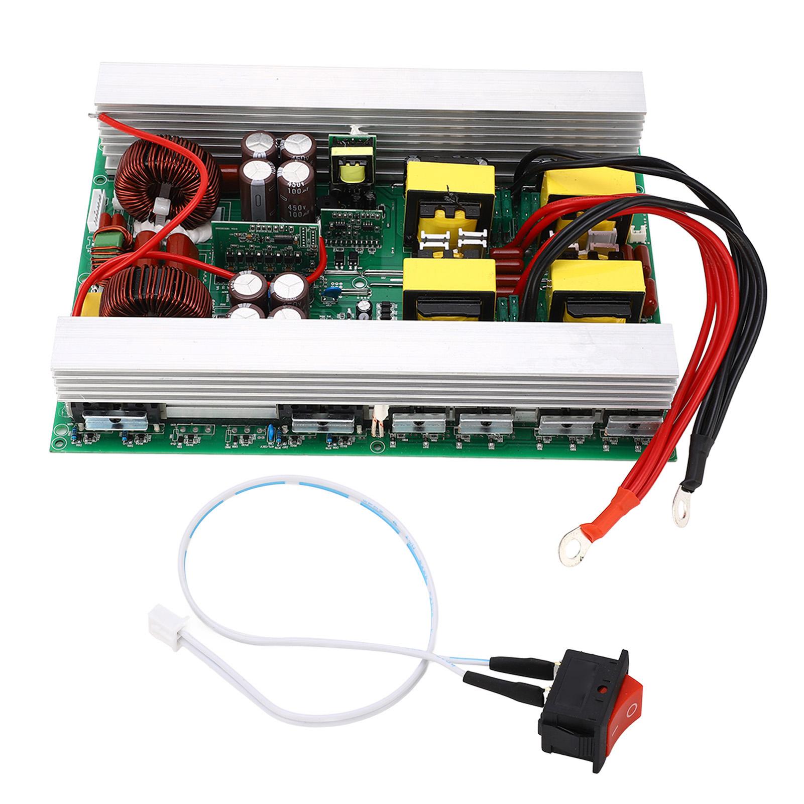 Инвертор мощности 3000 Вт Инвертор чистой синусоиды Инвертор мощности DC в AC110V Голая плата Инструменты для дома, путешествий, кемпинга