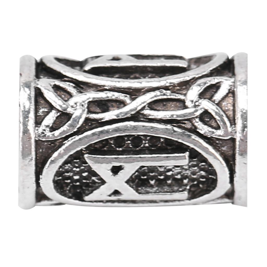 24 ks Vikinský vlasový korálek slitina vintage dreadlock korálky pánské vousy trubičky vlasová dekorace