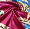New 90cm Square Scarf Women Satin Hijab Shawl Female Foulard Vintage Design  Summer Bandana Head Scarves Square Wraps