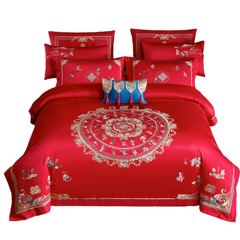

Heng Yuan Xiang Bai Zi Qian Sun 11-Piece Bedding Ensemble