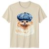 Pomeranian Dog Breed Watercolor Art Unisexs TShirt Canine Pet Lover