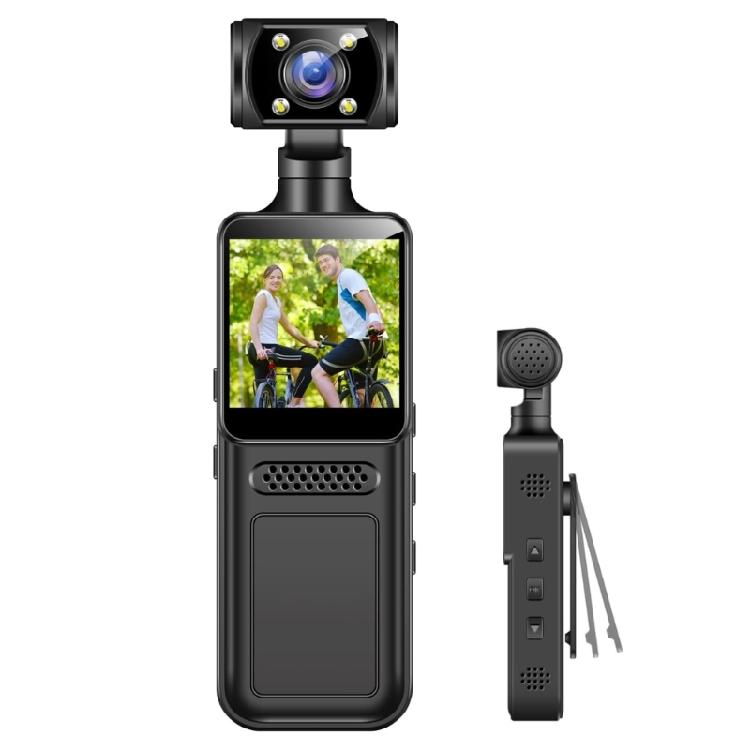 4K Sports Wearable Camera 180 Degree Travel Bike Driver Recorder Pocket Camera for Motorcycle Vlogging Sports