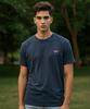 Jeneleolwogseu G-25-Ss-728 Printed Short Sleeve T-Shirt_Navy